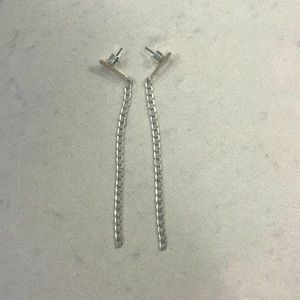 Jenny Bird silver earrings. NWOT
